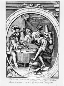 Game of Dice, 2nd half 17th century by French School