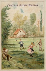 Game of Badminton by French School
