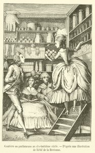 Glovemaker or Perfumer in the Eighteenth Century by French School
