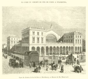 Paris to Strasbourg Railway Station