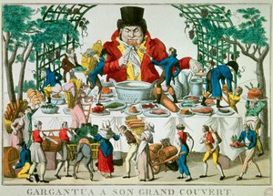 Gargantua, Character of the Novels by Francois Rabelais by French School
