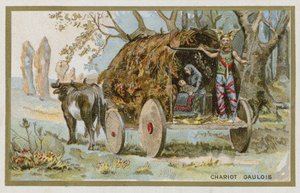 Gaulish Wagon by French School
