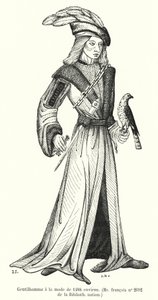 Gentleman in Fashion of Around 1488 by French School