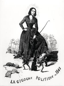 George Sand, the political stork, from 