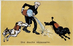 Georges Clemenceau Separates Church and State with a Water Jump for Two Dogs