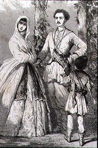 Georgian Costumes in the 1860s by French School