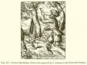 German Sportsman by French School