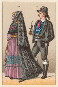 Germany Tyrol Costume by French School