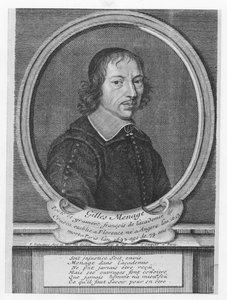 Gilles Ménage (engraving) by French School