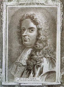 Giovanni Domenico Cassini (1625-1712), illustration from Histoire des Mathematiciens by Alexandre Saverien (1720-1805), published in Paris 1766 by French School