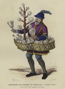 Glass and crystal seller, 15th Century