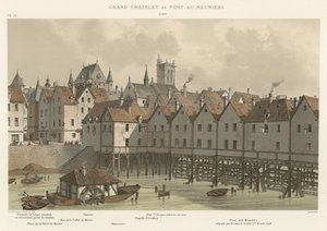 Grand Châtelet and Pont au Meuniers, 1580 by French School