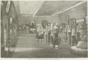Grand Hall of the Fine Arts by French School