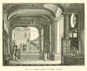 Grand Vestibule of the Same, 1723 by French School