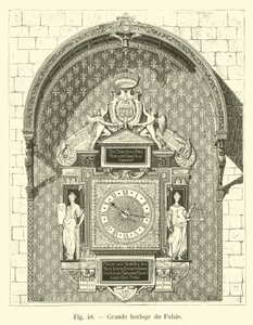 Great Clock of the Palace by French School