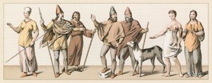 Great-Britain Costume by French School