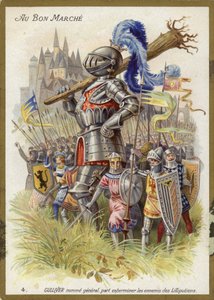 Gulliver as a Knight by French School