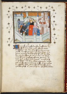 Richard II and Bolingbroke at Flint Castle by French School
