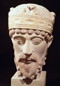Head of Lothair I by French School