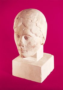 Head of a woman, from Cambrai Cathedral