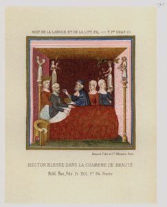 Hector Wounded in the Chamber of Beauty by French School