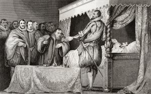 Henri III names Bearnais as his successor, from 