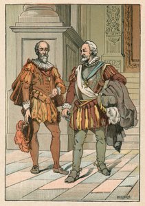 Henri IV and Sully by French School