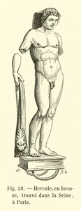Hercules, in Bronze, Found in the Seine, Paris