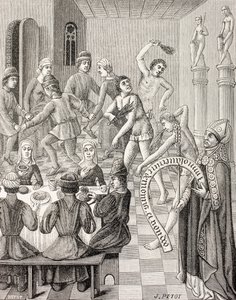 Heresy of the Flagellants, c.1880 by French School