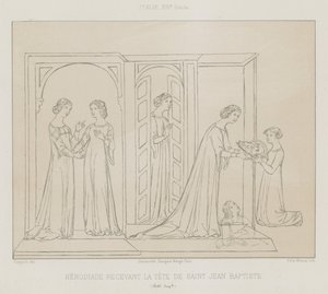 Herodias receiving the head of John the Baptist by French School