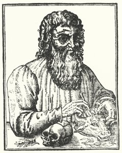 Hippocrates of Coos, The Prince of Physicians (engraving) by French School