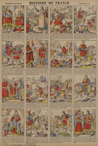 History of France from the Reign of Philip I to the Reign of Louis IX (colour litho)