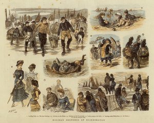 Holiday Sketches at Scarborough by French School