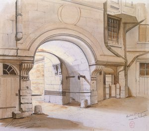 Hotel de Saint-Aignan, Rue du Temple, Paris by French School