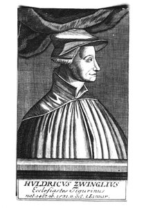 Huldrych Zwingli, 1484-1531 by French School