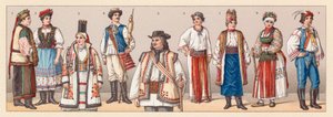 Hungary and Croatia Costume by French School
