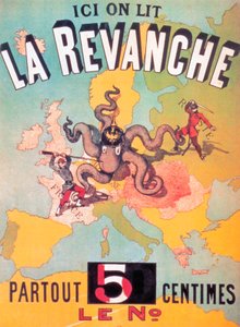 Here we read The Revenge everywhere 5 centimes each, 1886 by French School
