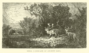 Ideal Landscape of Ancient Gaul by French School