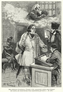 Illustration for The Wandering Jew by French School