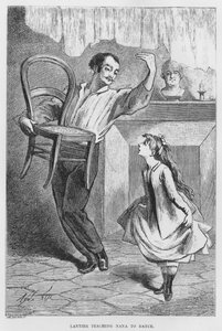 Illustration for The Assommoir, A Realistic Novel, by Emile Zola by French School
