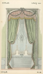 Illustration from interior design product catalogue from A R & Cie, France by French School