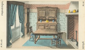 Illustration from interior design product catalogue from A R & Cie, France