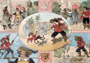 Illustration of Cyrano de Bergerac, illustration of Cyrano de Bergerac