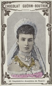 Dowager Empress of Russia by French School