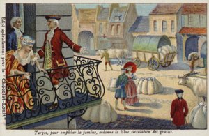 Anne-Robert-Jacques Turgot Orders the Free Distribution of Grain, France, c1770
