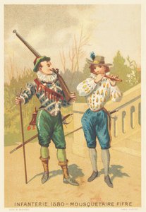 Infantry, Musketeer and Fife in 1580