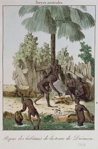 Inhabitants of Diemen Preparing a Meal by French School