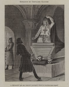 Initiation of a Knight Kadosch by French School