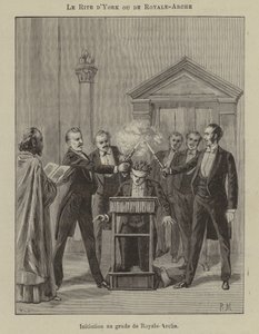 Initiation of a Royal Arch Mason in the York Rite by French School