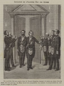 Initiation of an Elect of the Fifteen by French School